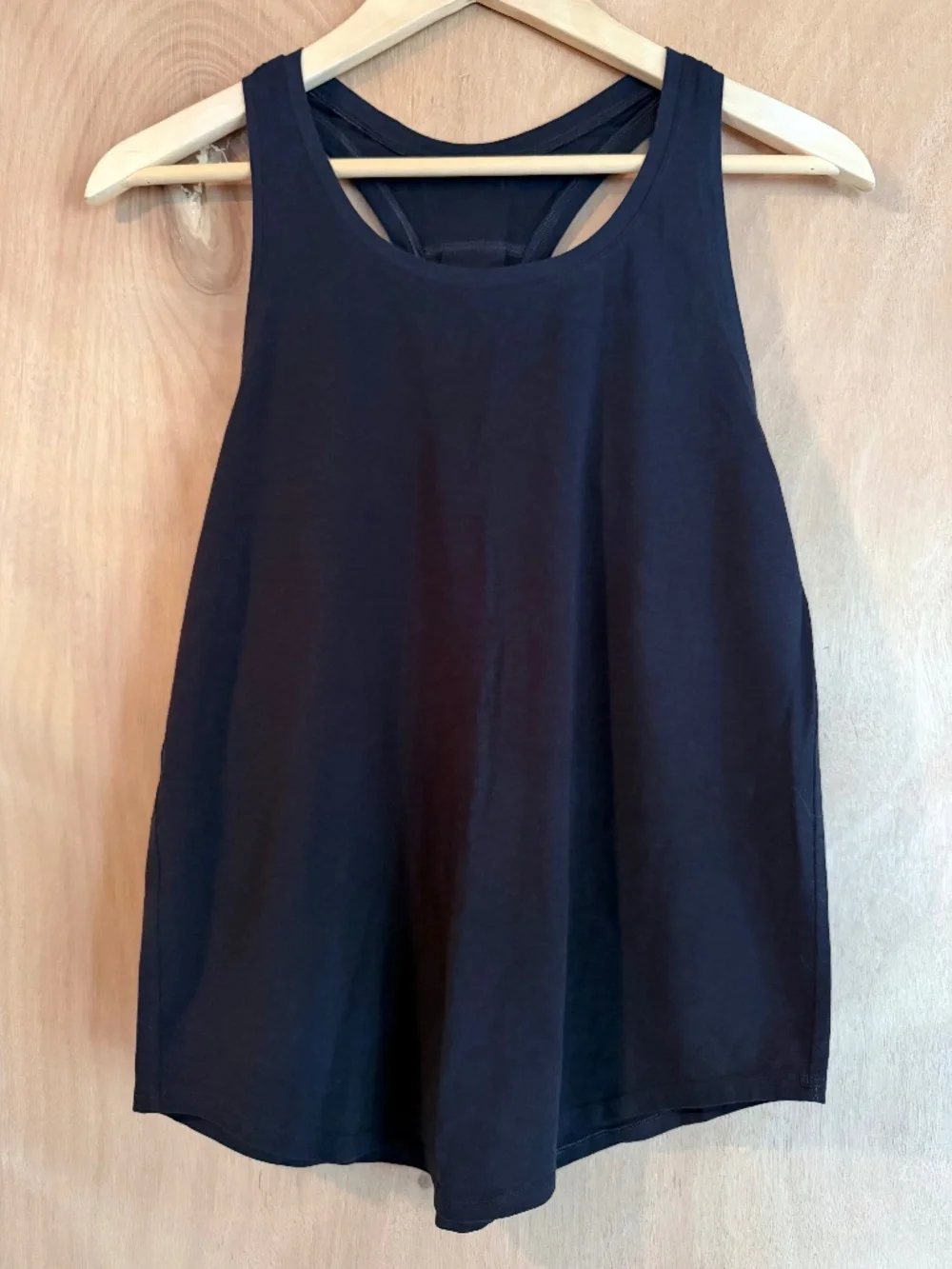 Lululemon Racerback Tank, Black, Size 4, Like New